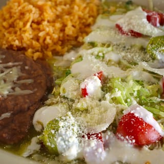 Michoacan Style Enchiladas